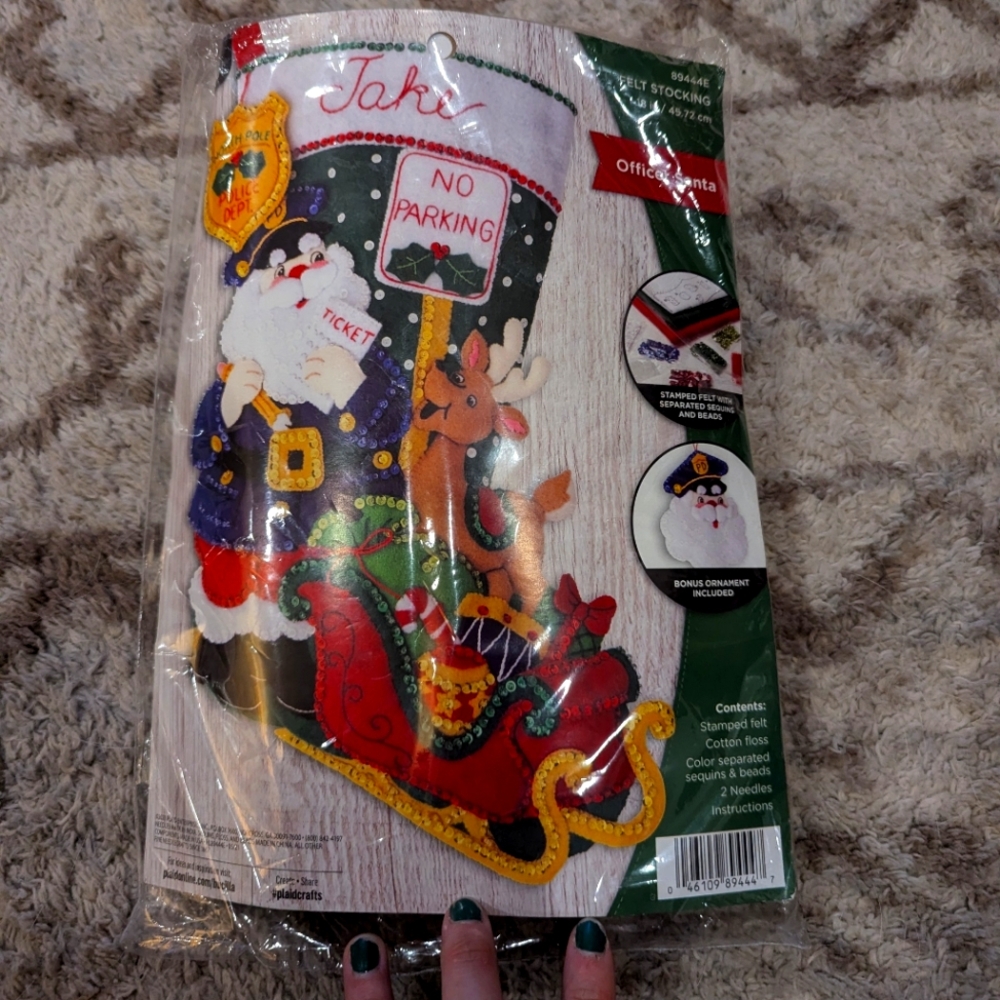 Bucilla felt stocking kit